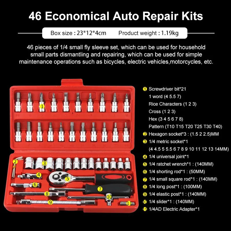 HomeStyle™ Car Repair Tool Kit